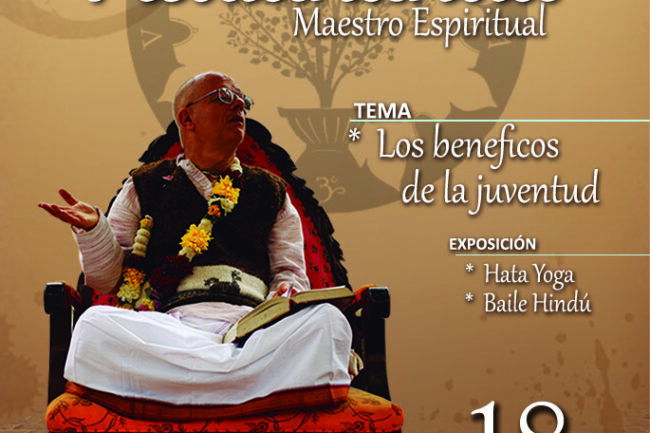 afiche conferencias los beneficios de la juevntud