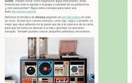 Convierte el cuarto de tu hijo en un creativo espacio músical